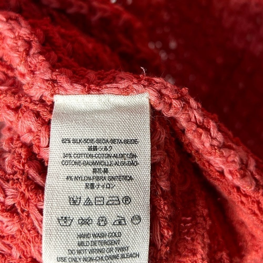 Free People I’ll Be Around Silk-Blend Cardigan size Small - Picture 12 of 12
